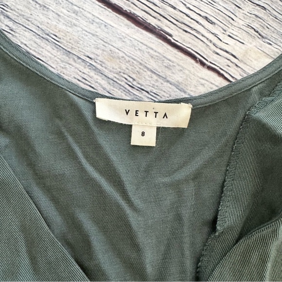 VETTA The Two Piece Midi Dress in Green - Picture 10 of 11
